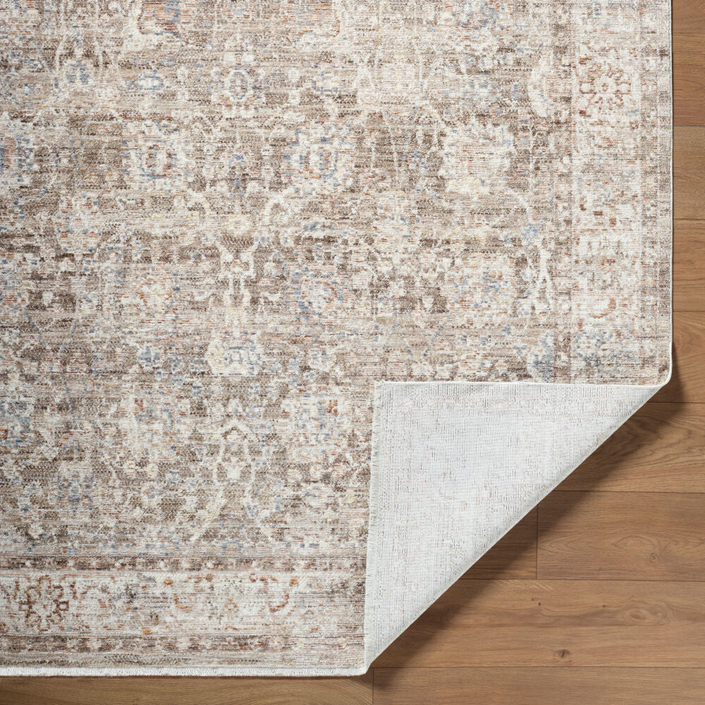 Mansfield Brown/Taupe Machine Woven Rug MFD-2300 - fold