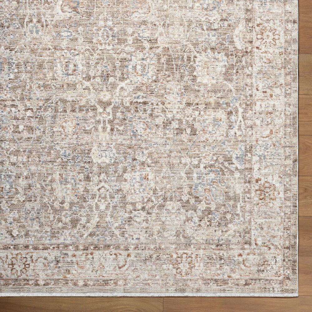 Mansfield Brown/Taupe Machine Woven Rug MFD-2300 - overhead