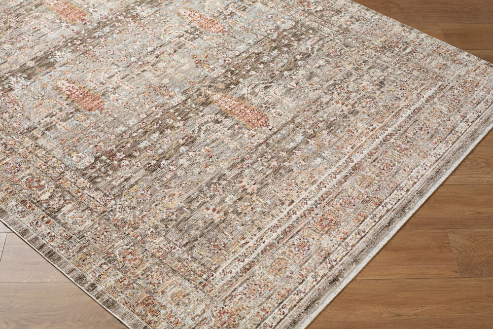 Mansfield Brown/Oatmeal Machine Woven Rug MFD-2301 - corner