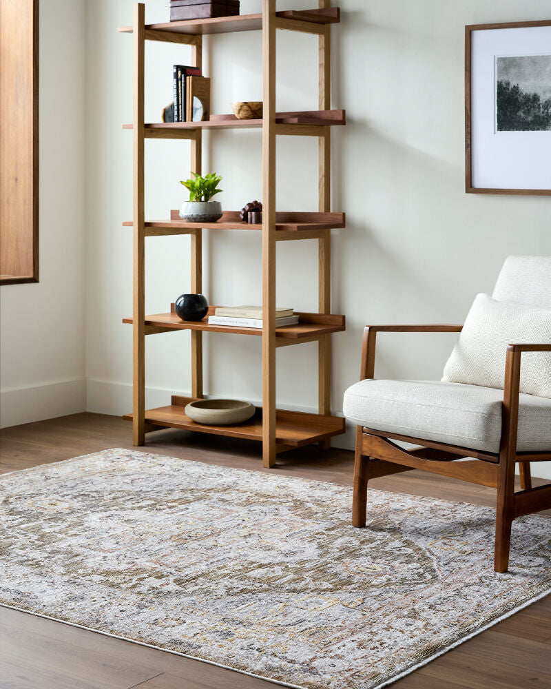 Mansfield Brown/Oatmeal Machine Woven Rug MFD-2302 - roomscene
