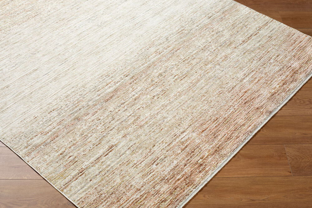 Mansfield Cream/Oatmeal Machine Woven Rug - corner