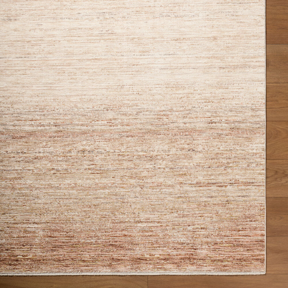 Mansfield Cream/Oatmeal Machine Woven Rug - overhead