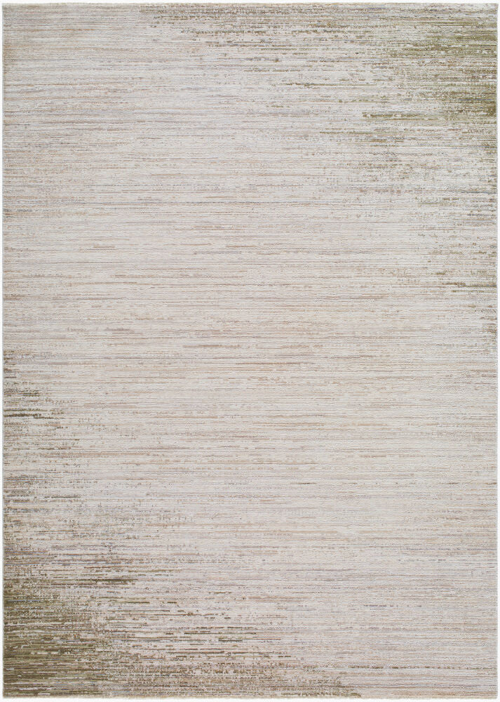 Mansfield Cream/Olive Machine Woven Rug - 5'3" x 7'