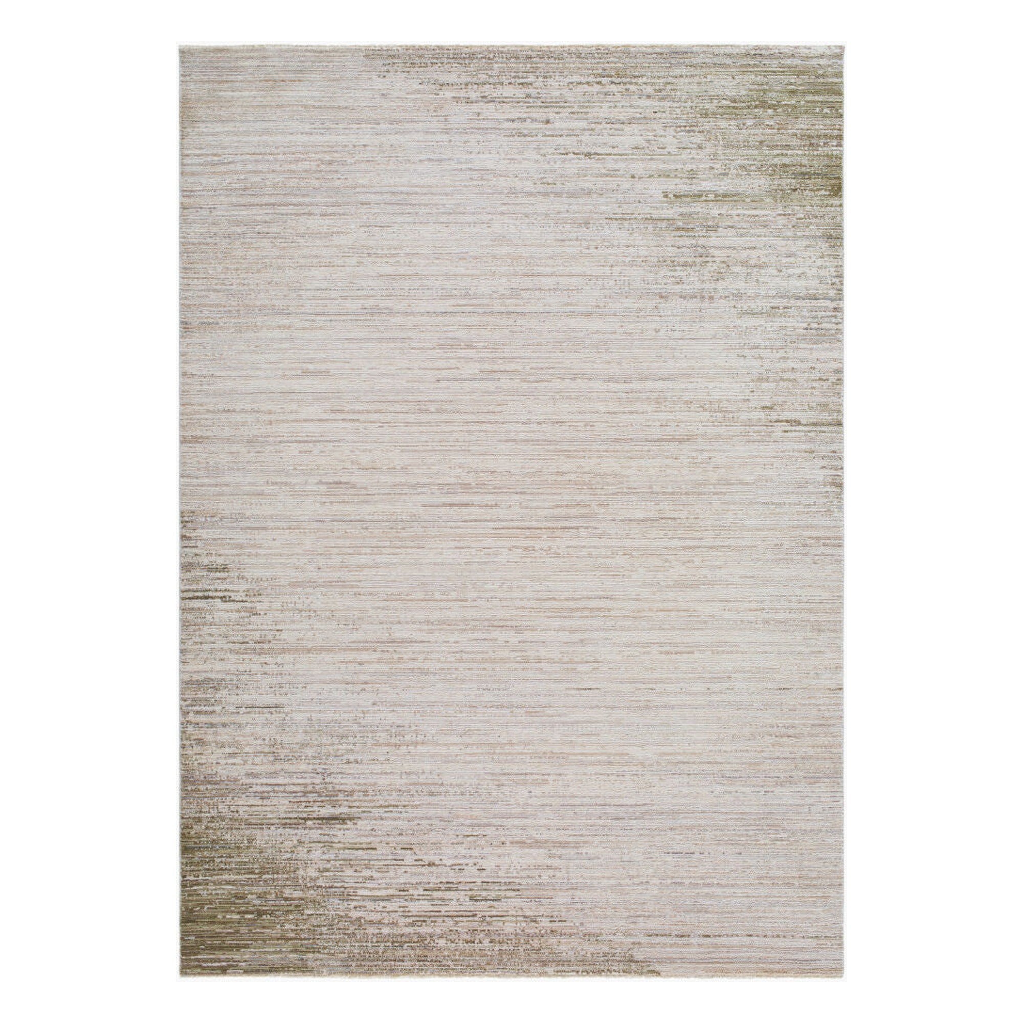 Mansfield Cream/Olive Machine Woven Rug - 5'3" x 7'