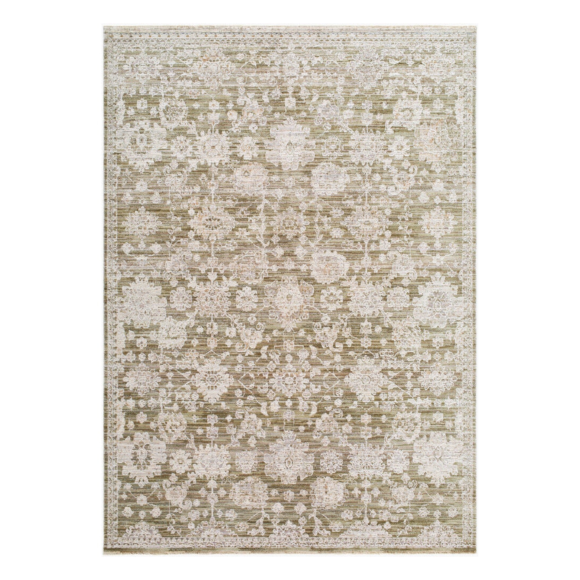 Mansfield Cream/Taupe Machine Woven Rug - 5'3" x 7'