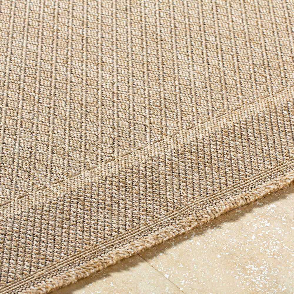 Mirage Black/Tan Machine Woven Rug MGE-2300 - texture