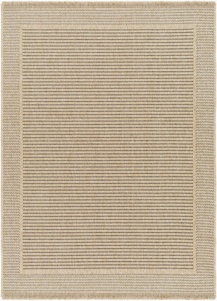 Mirage Black/Tan Machine Woven Rug MGE-2301 - 2'2" x 3'9"