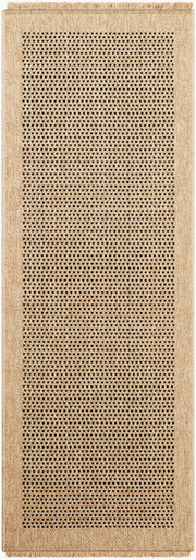 Mirage Black/Tan Machine Woven Rug MGE-2302 - 2'2" x 3'9"