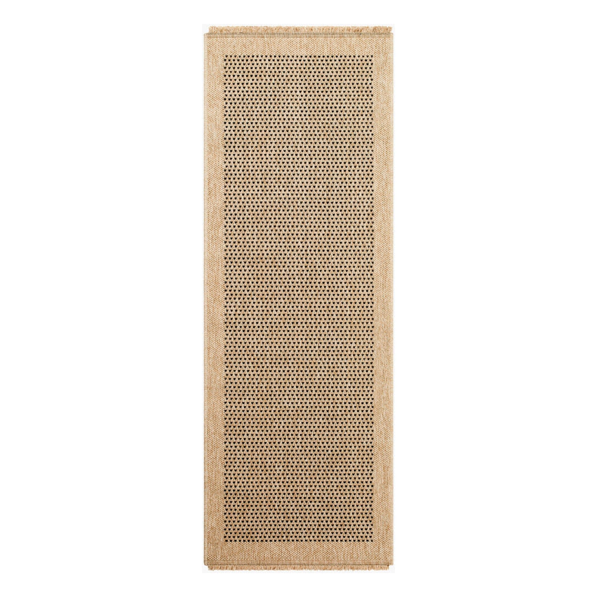 Mirage Black/Tan Machine Woven Rug MGE-2302 - 2'2" x 3'9"