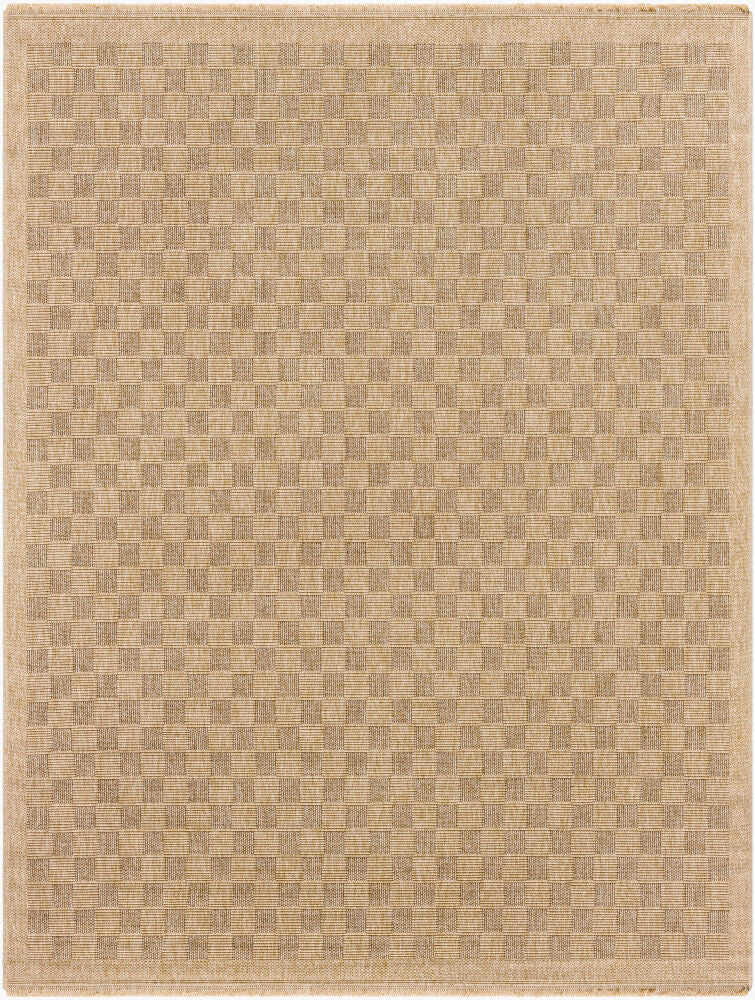 Mirage Dark Brown/Tan Machine Woven Rug - 2'2" x 3'9"