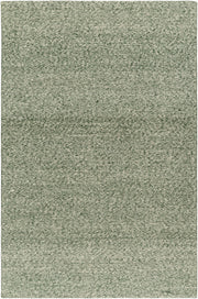 Mia Beige/Medium Green Handmade Rug - 10' x 14'