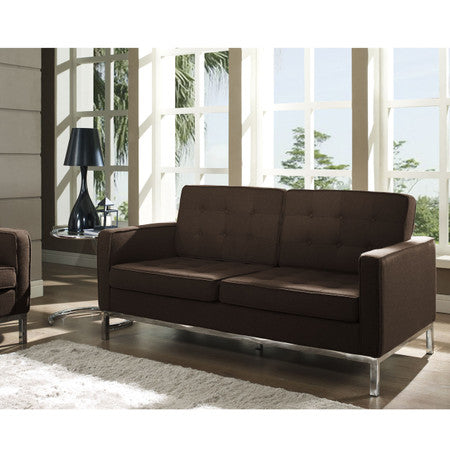 Florence Style Wool Loft Loveseat