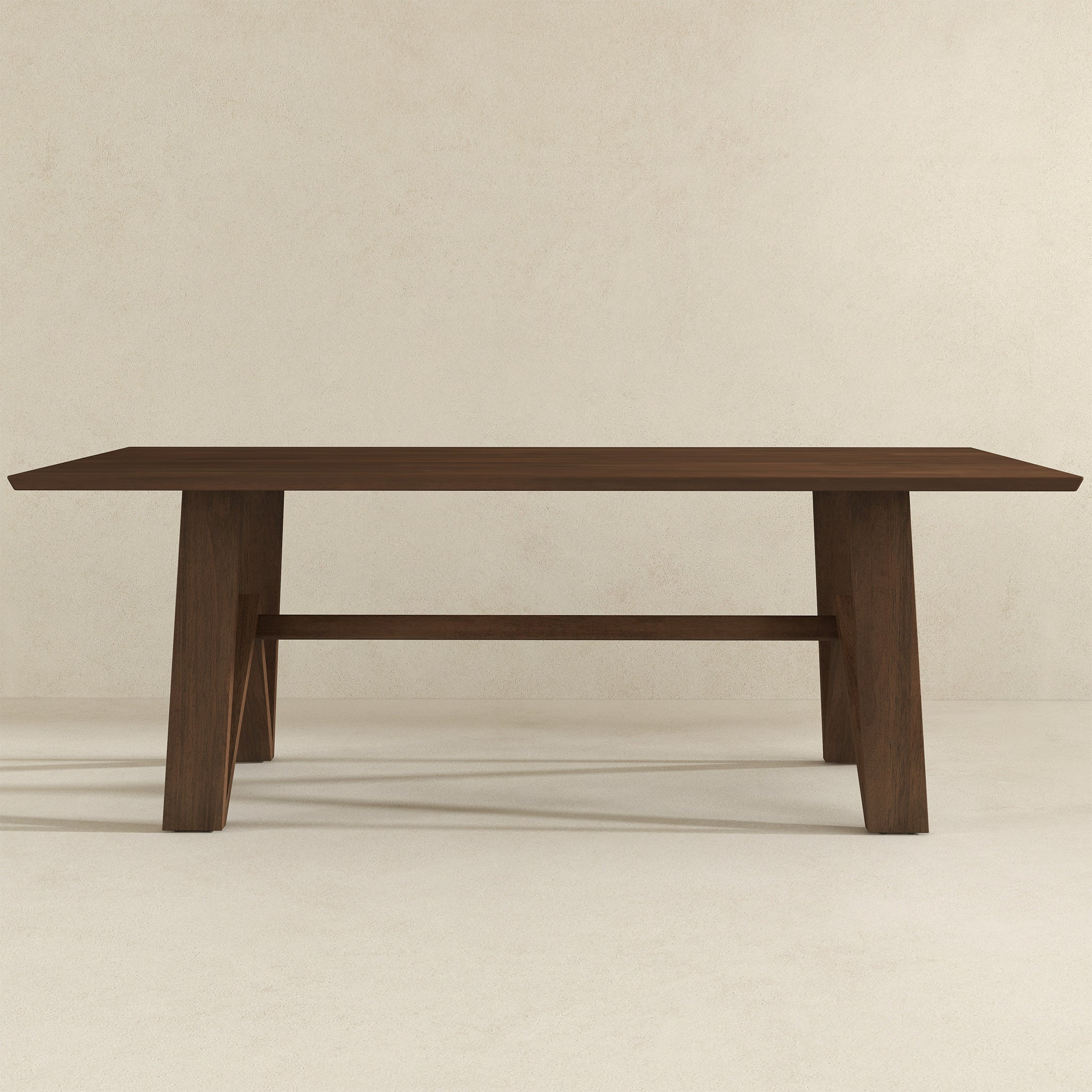 Trimont Solid Wood Dining Table | Modern Large Dining Furniture