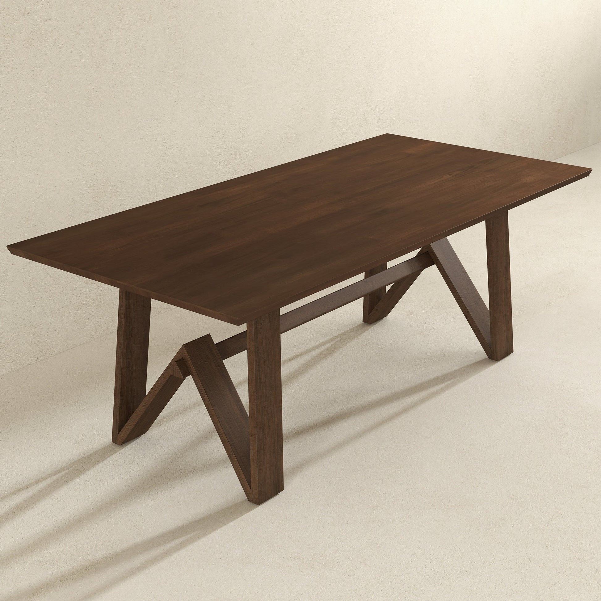 Trimont Solid Wood Dining Table | Modern Large Dining Furniture
