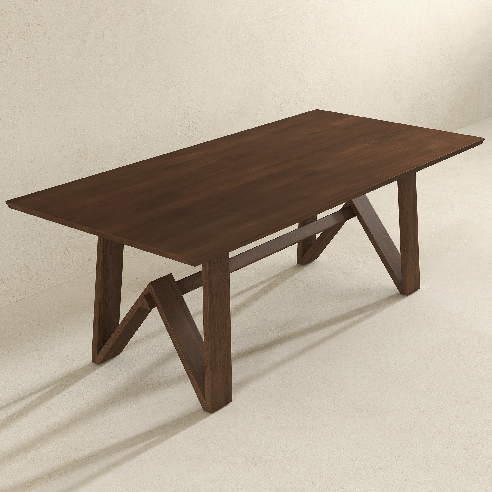 Trimont Solid Wood Dining Table | Modern Large Dining Furniture