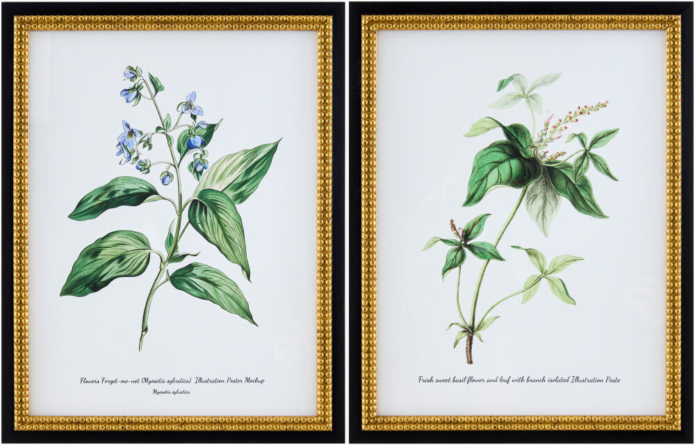 Midsummer Framed Art MIDS-003 - 18"H x 14"W x 1"D, 18"H x 14"W x 1"D