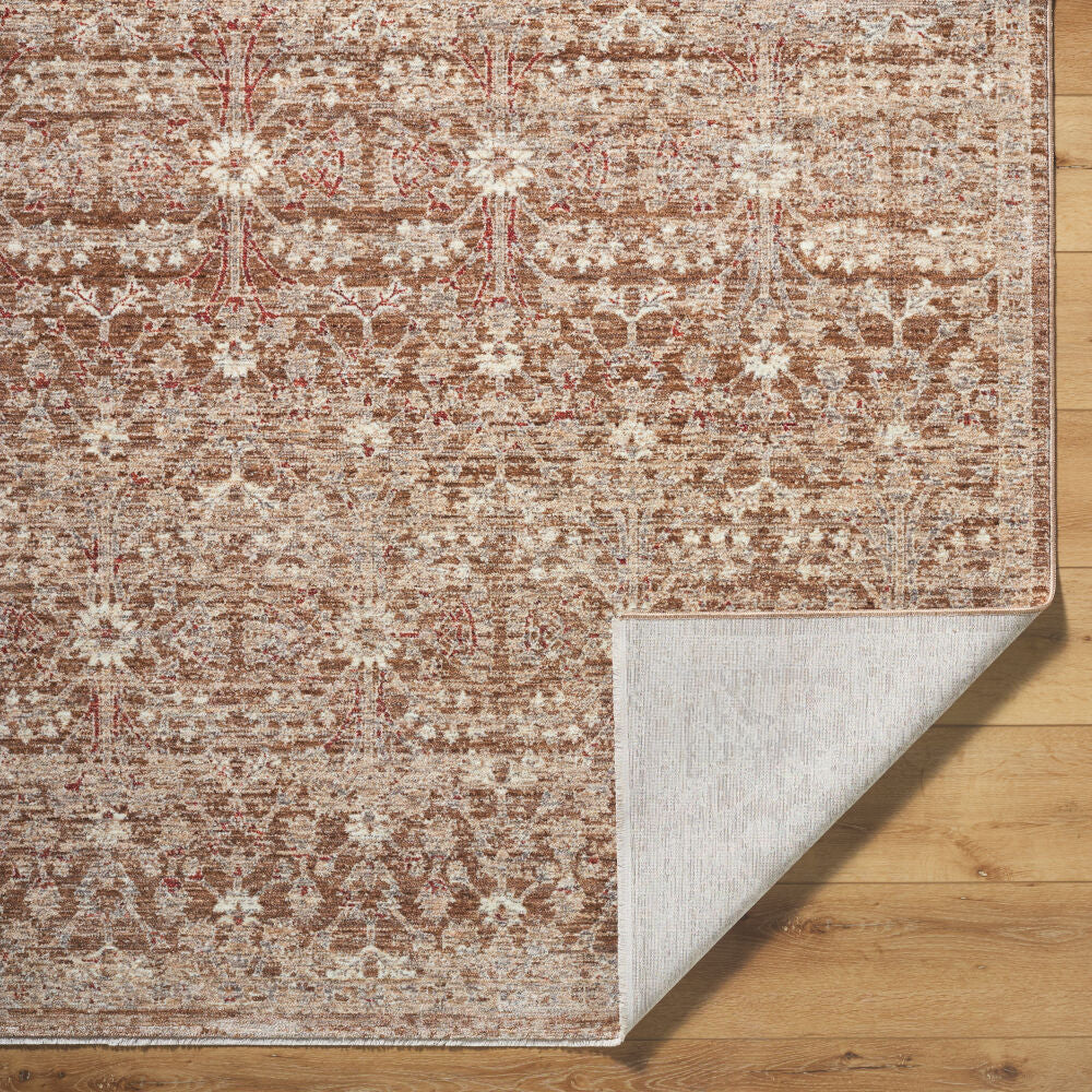 Misterio Plus Brown/Tan Machine Woven Rug MIP-2300 - fold
