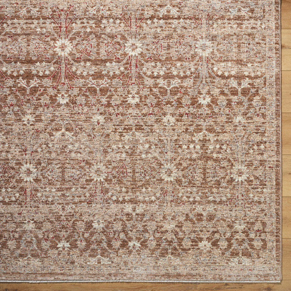 Misterio Plus Brown/Tan Machine Woven Rug MIP-2300 - overhead