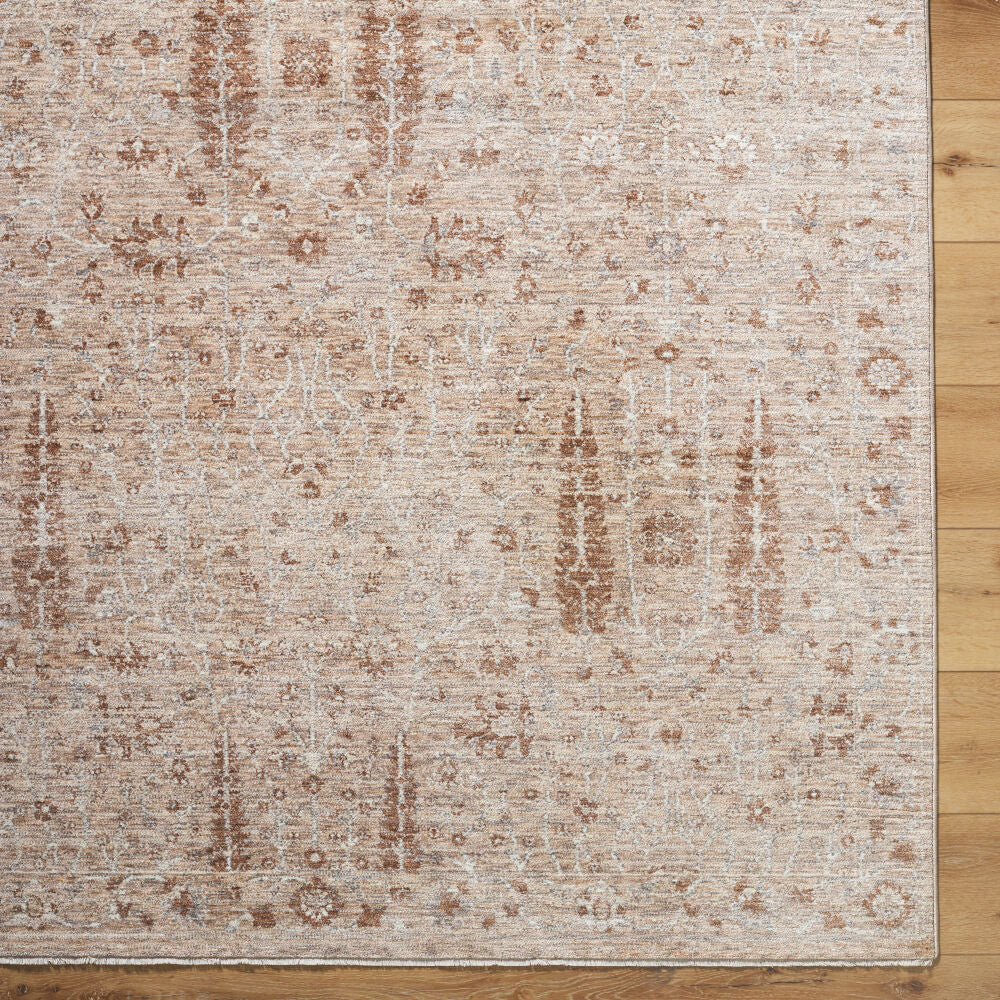 Misterio Plus Brown/Tan Machine Woven Rug MIP-2302 - overhead