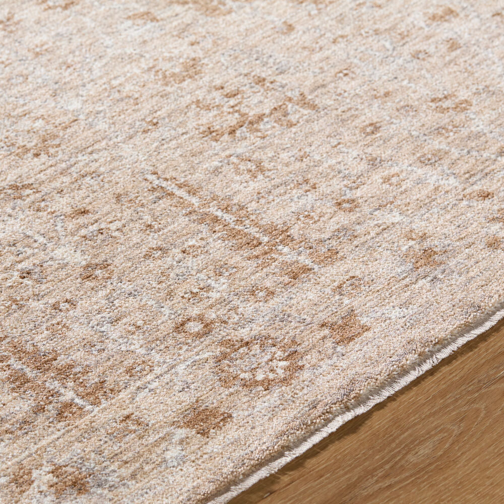 Misterio Plus Brown/Tan Machine Woven Rug MIP-2302 - texture