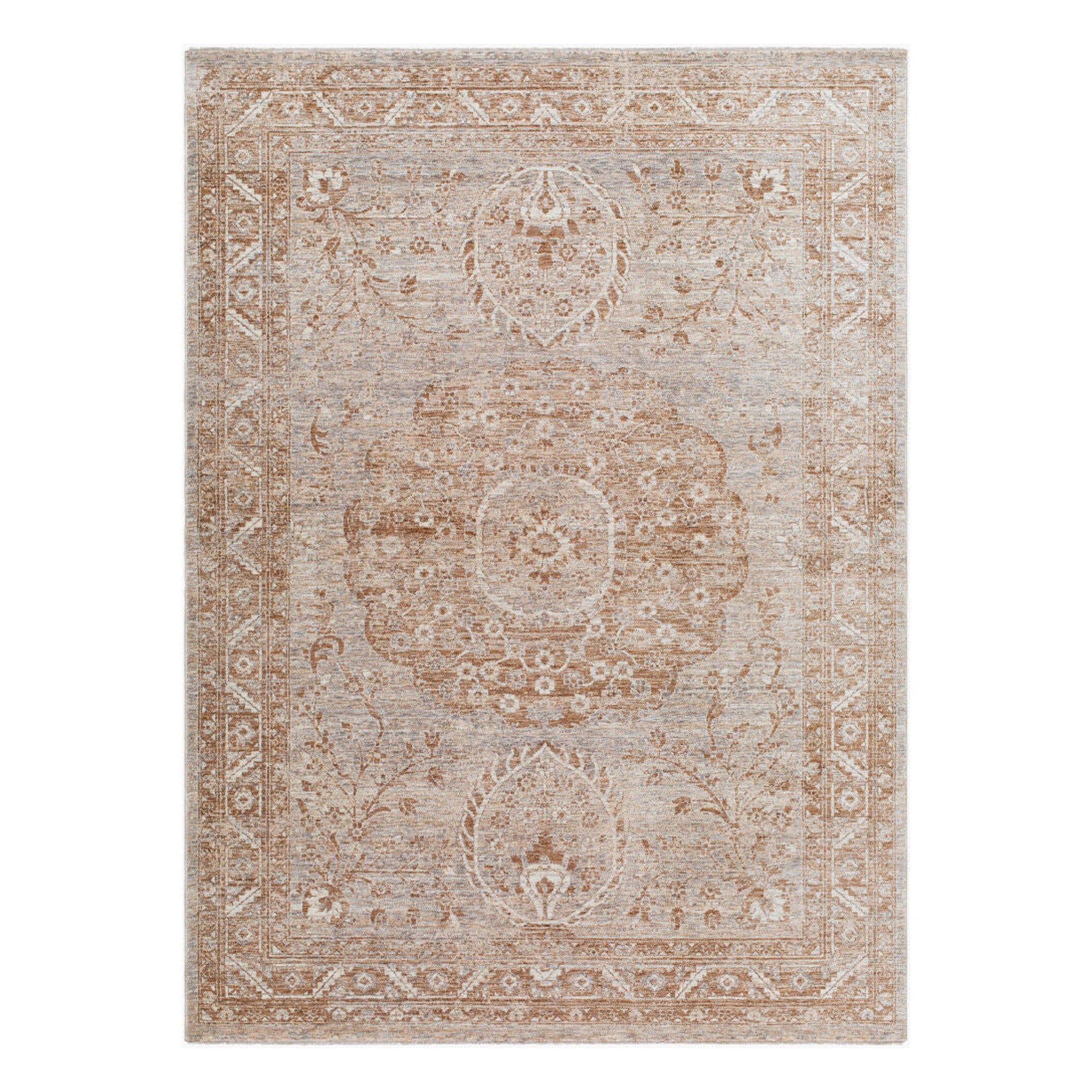 Misterio Plus Brown/Tan Machine Woven Rug MIP-2303 - 3'3" x 10'