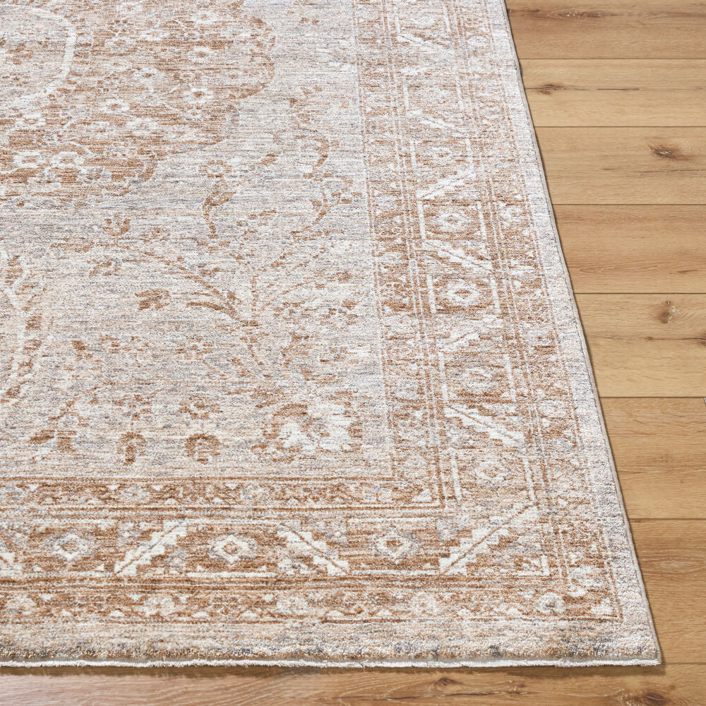 Misterio Plus Brown/Tan Machine Woven Rug MIP-2303 - front