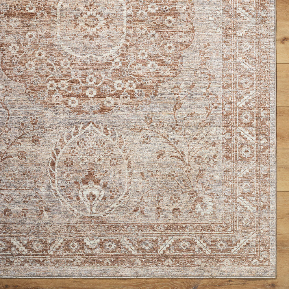 Misterio Plus Brown/Tan Machine Woven Rug MIP-2303 - overhead