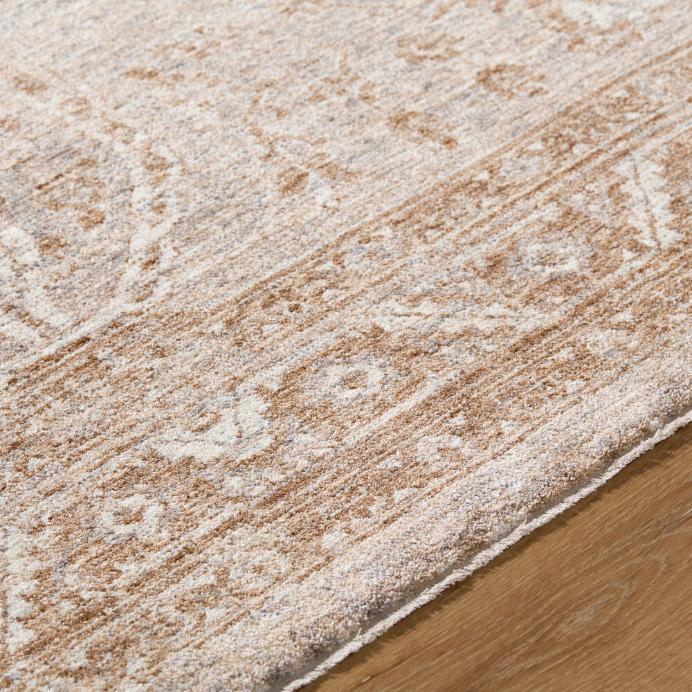 Misterio Plus Brown/Tan Machine Woven Rug MIP-2303 - texture