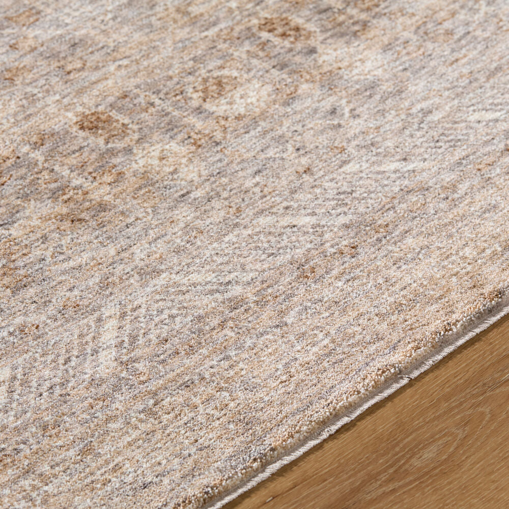Misterio Plus Brown/Tan Machine Woven Rug MIP-2304 - texture
