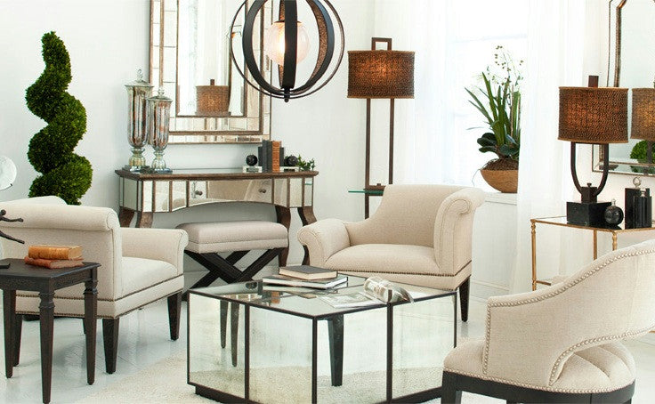 donabella cube mirrored end table