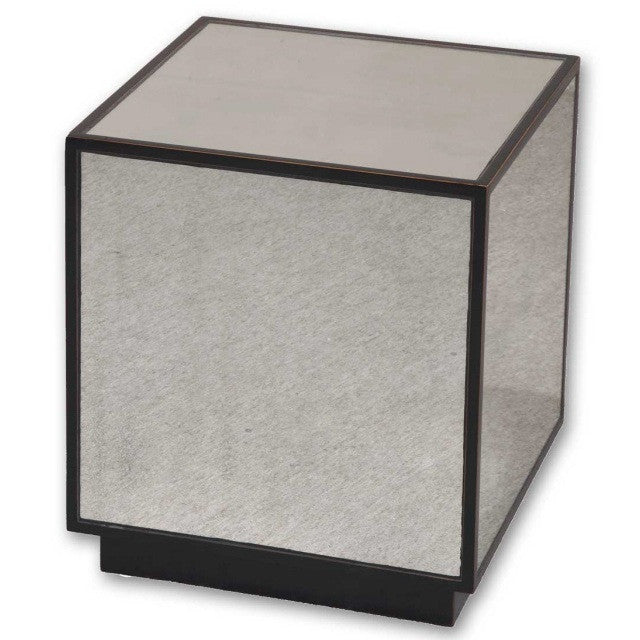 mirrored side tables