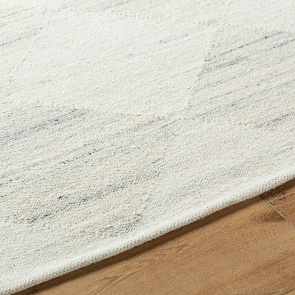 Midyat Black/White Handmade Rug - texture