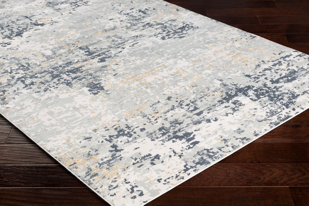 Milano Charcoal/Slate Machine Woven Rug MLN-2301 - corner