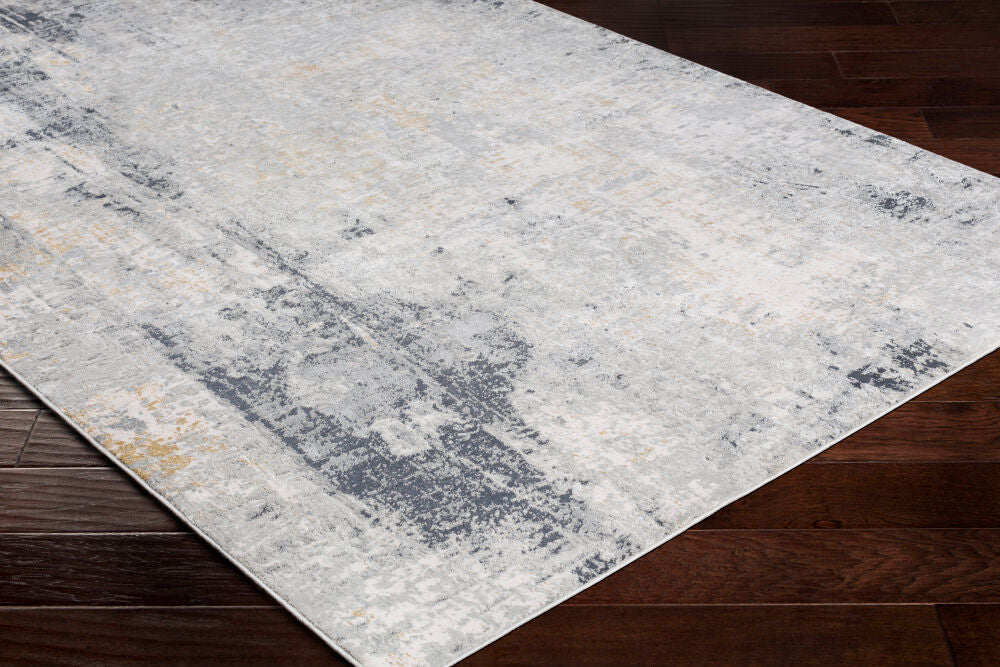 Milano Charcoal/Slate Machine Woven Rug MLN-2304 - corner