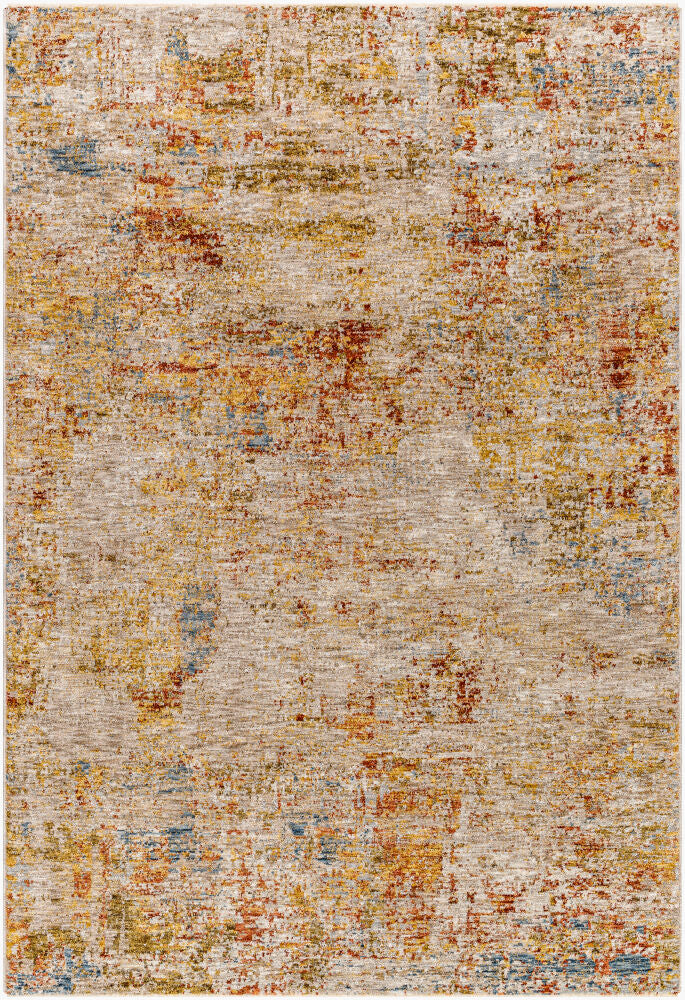 Mona Lisa Burgandy/Tan Machine Woven Rug MNI-2300 - 2'7" x 10'