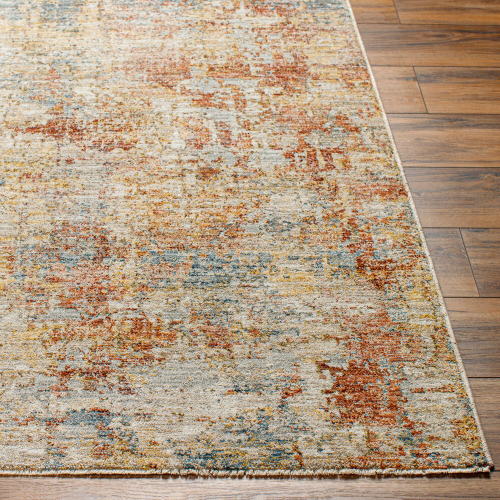 Mona Lisa Burgandy/Tan Machine Woven Rug MNI-2301 - front