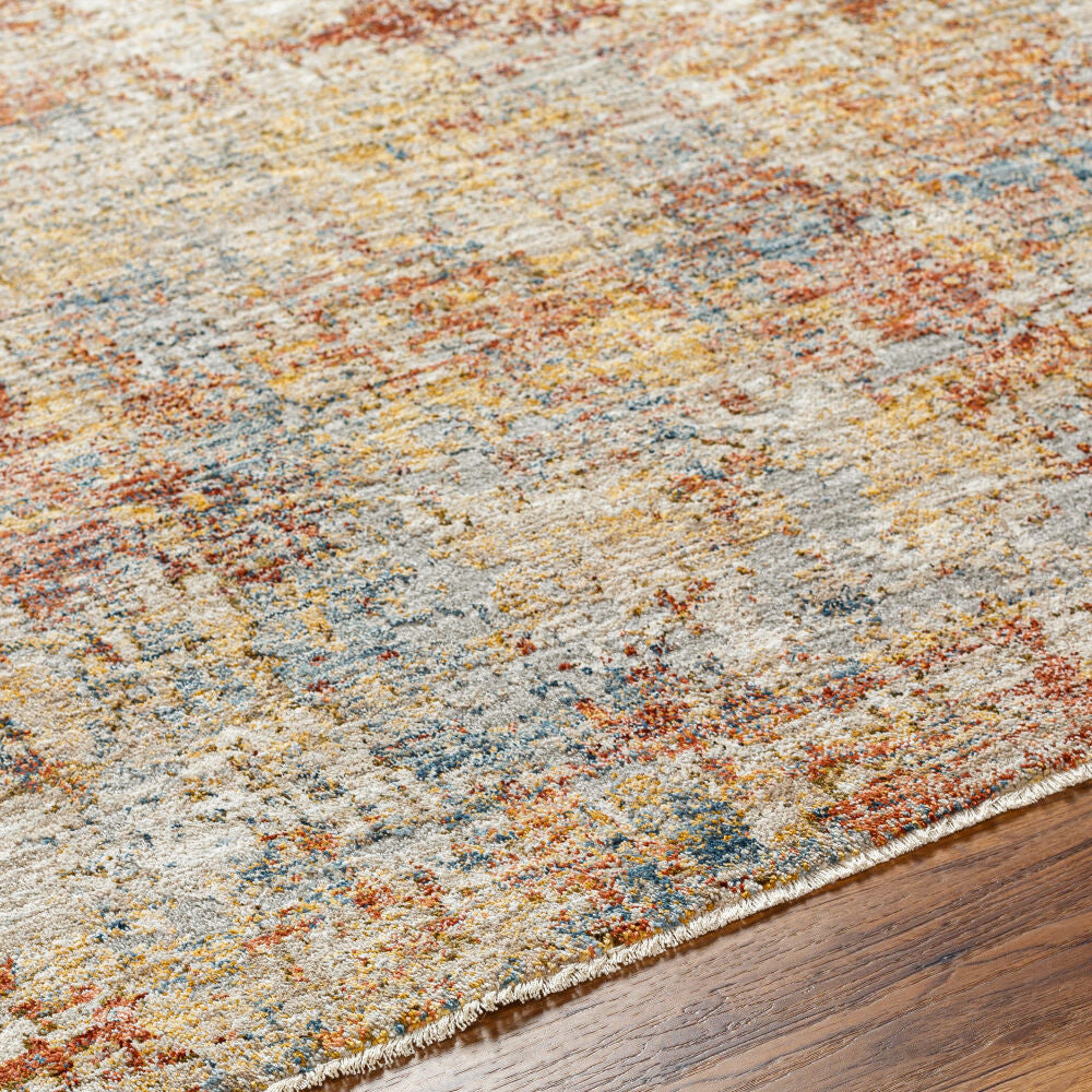 Mona Lisa Burgandy/Tan Machine Woven Rug MNI-2301 - texture