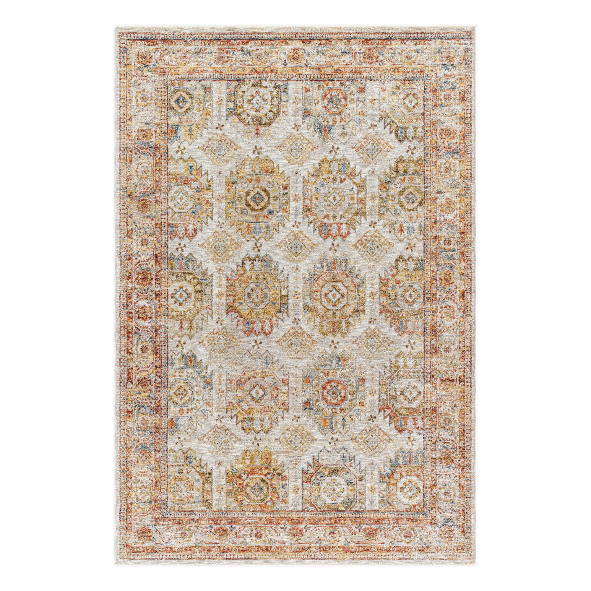 Mona Lisa Burgandy/Tan Machine Woven Rug MNI-2303 - 2'7" x 10'