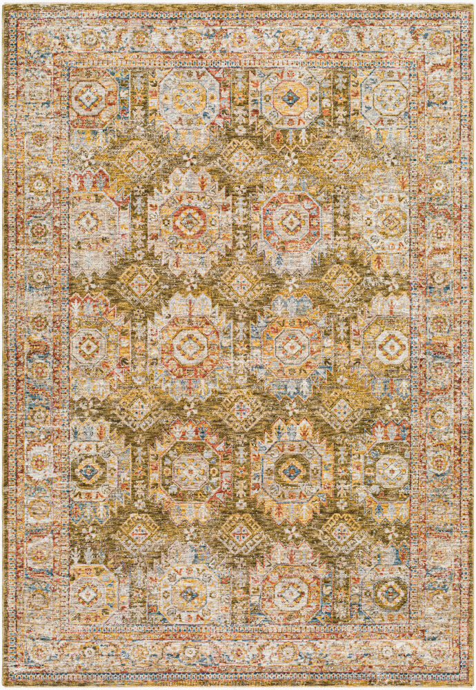 Mona Lisa Burgandy/Tan Machine Woven Rug MNI-2304 - 2'7" x 10'