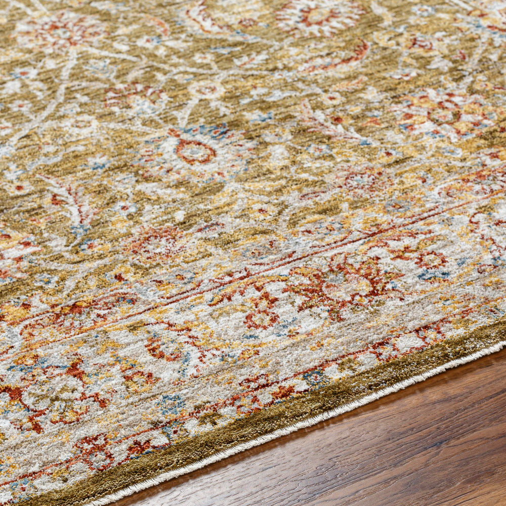 Mona Lisa Burgandy/Tan Machine Woven Rug MNI-2306 - texture