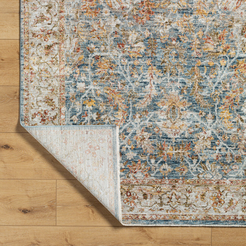 Mona Lisa Burgandy/Tan Machine Woven Rug MNI-2310 - fold