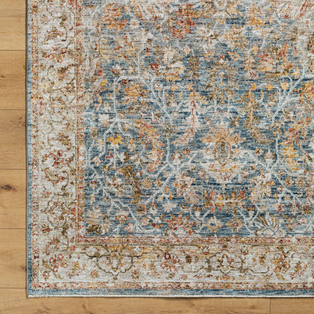 Mona Lisa Burgandy/Tan Machine Woven Rug MNI-2310 - overhead