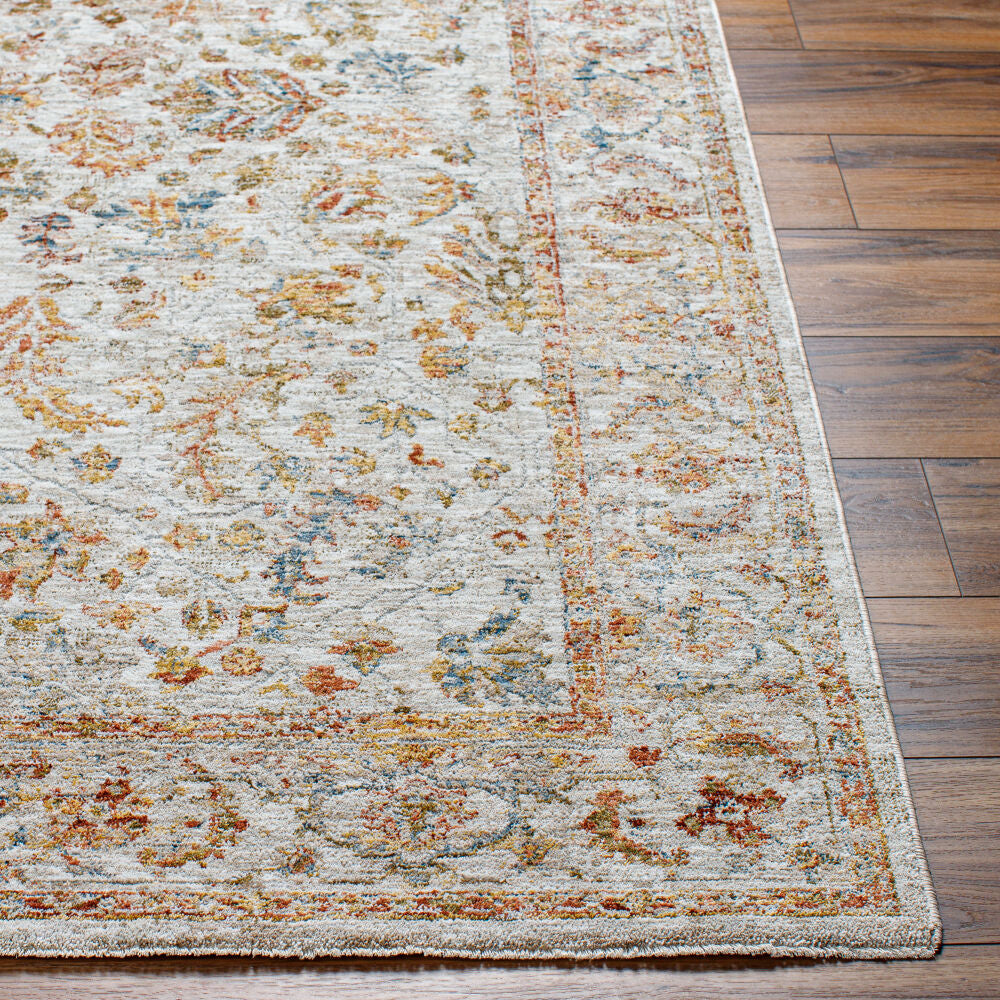 Mona Lisa Burgandy/Tan Machine Woven Rug MNI-2311 - front