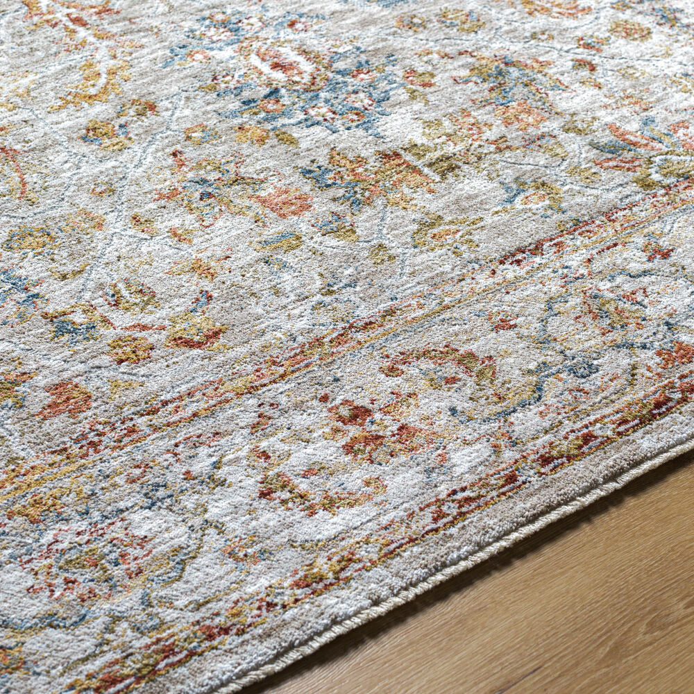 Mona Lisa Burgandy/Tan Machine Woven Rug MNI-2311 - texture