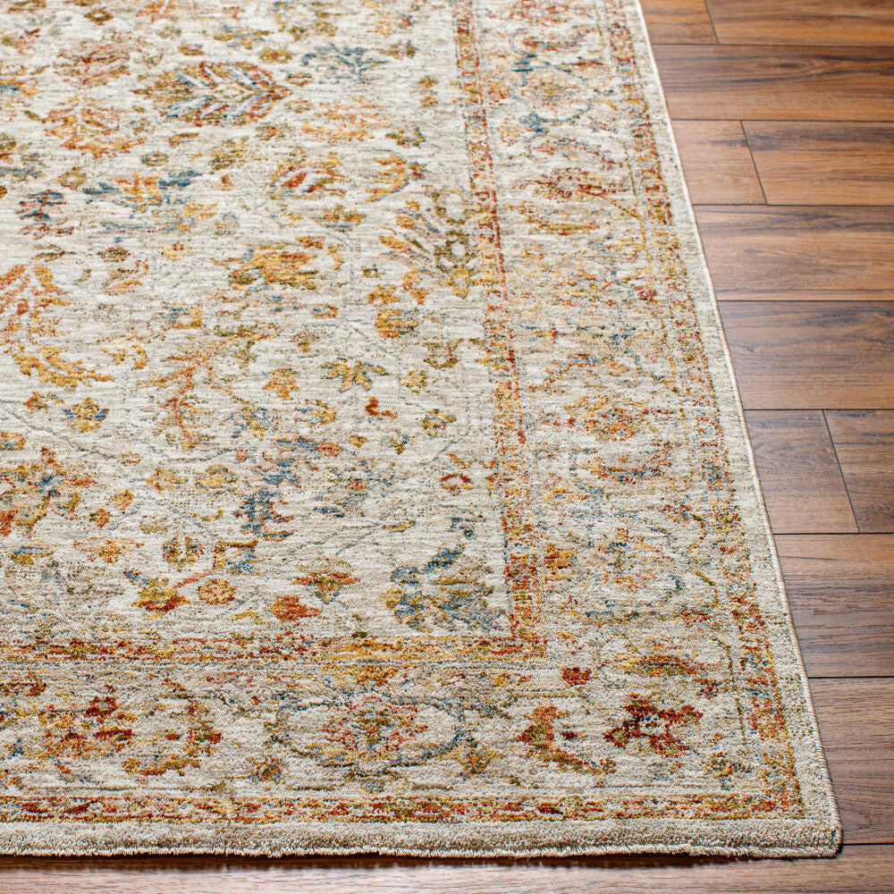 Mona Lisa Burgandy/Tan Machine Woven Rug MNI-2312 - front