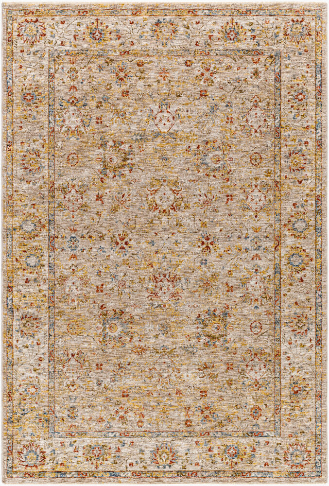 Mona Lisa Burgandy/Tan Machine Woven Rug MNI-2313 - 2'7" x 10'