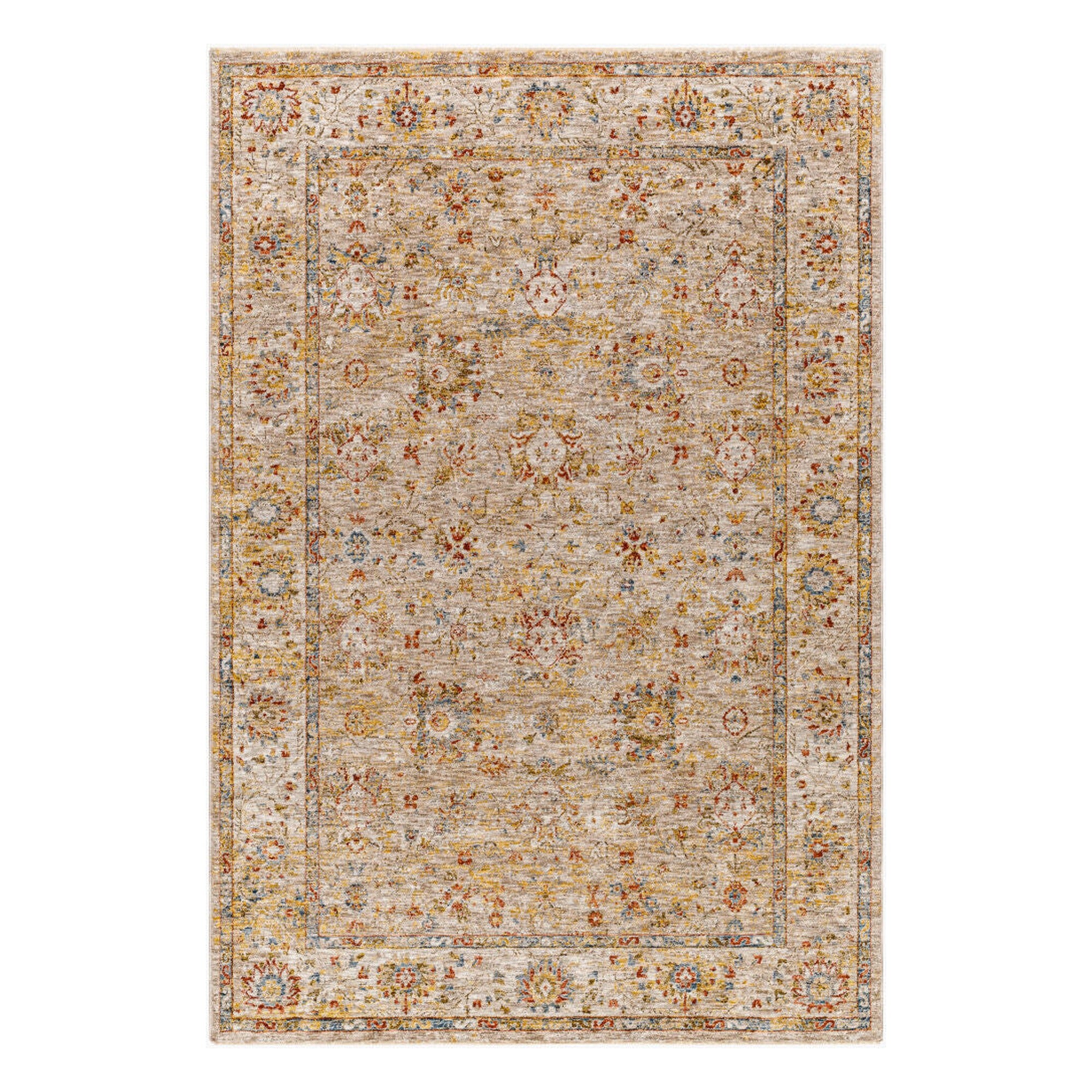 Mona Lisa Burgandy/Tan Machine Woven Rug MNI-2313 - 2'7" x 10'