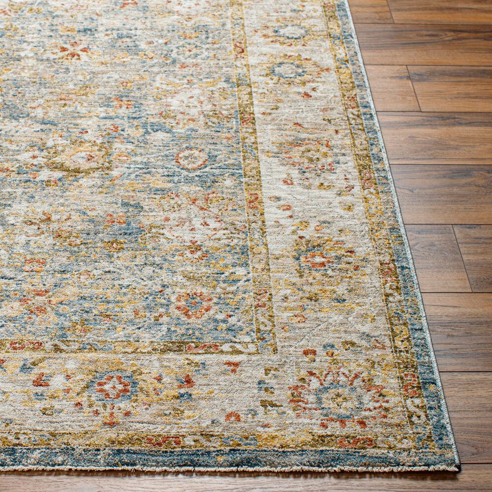 Mona Lisa Burgandy/Tan Machine Woven Rug MNI-2314 - front