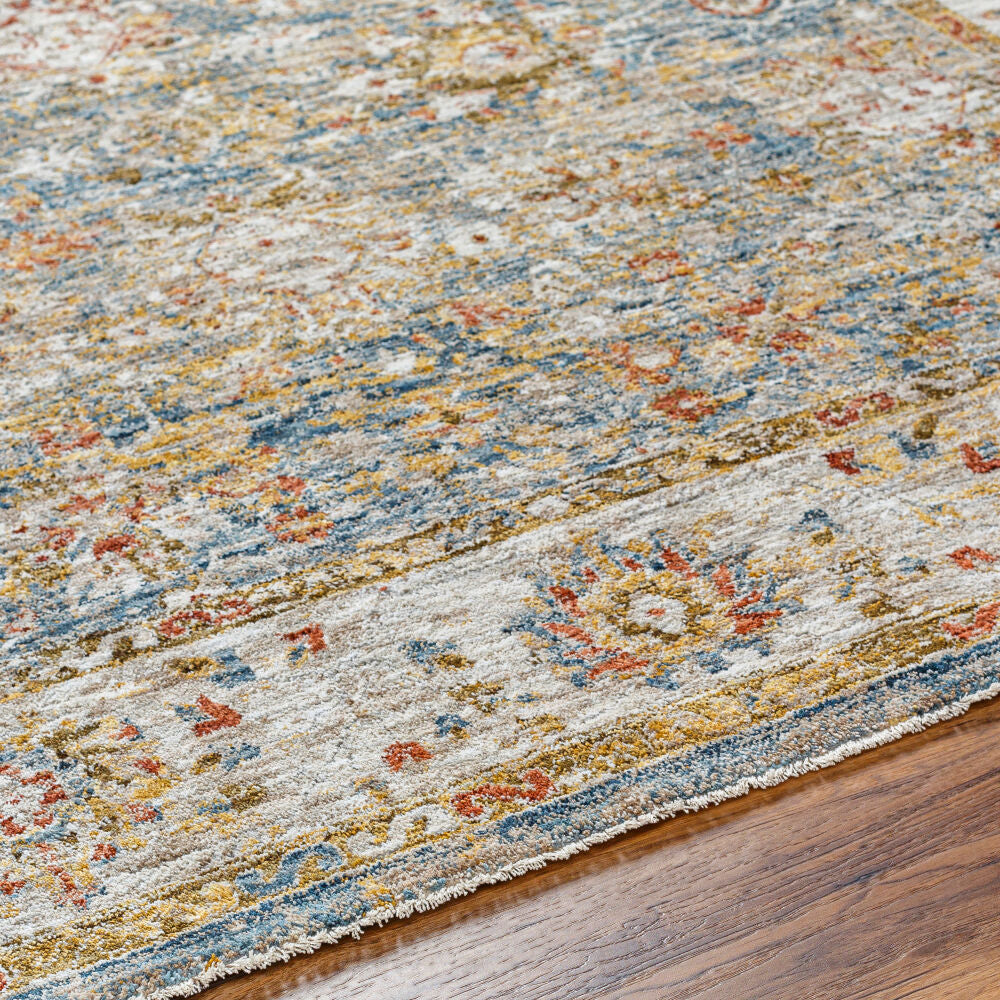 Mona Lisa Burgandy/Tan Machine Woven Rug MNI-2314 - texture