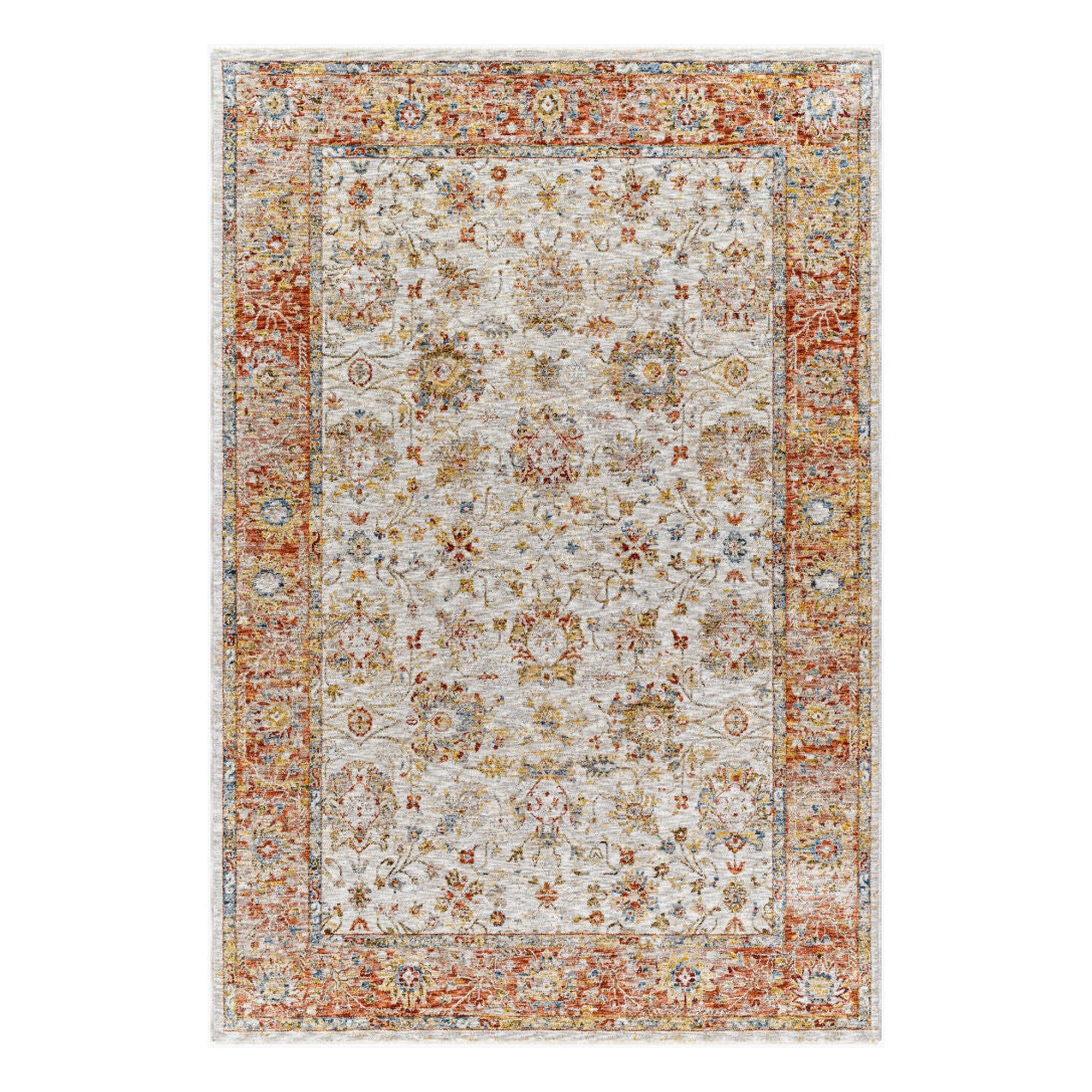 Mona Lisa Burgandy/Tan Machine Woven Rug MNI-2316 - 2'7" x 10'